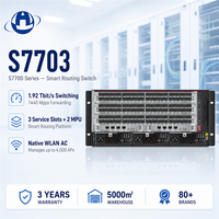 Switch Inti Agregasi Kampus CloudEngine S7703 1.92Tbps 3-Slot Smart Routing Baru, Switch MPLS 10gb Terkelola