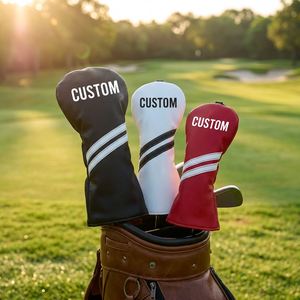 Funda Protectora para Palos de Golf de Cuero PU Duradera con Impresión por Transferencia Térmica Personalizada al por Mayor para Driver y Madera, Protección para Todas las Estaciones - Product Image 3