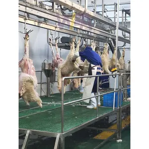 Easy Operation 100 Sheep Per Hour Slaughtering Equipment Plant Mutton Processing Machine For Goat Slaughterhouse