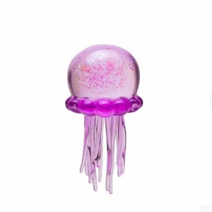 Juguete Sensorial de Silicona Elástica con Forma de Medusa, Relleno de Polvo Brillante, para Niños de 5 a 7 Años, Divertido y Aprietable - Product Image 4