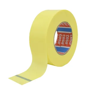 Adhesivo de goma de alta resistencia Tesa 4289, cinta de flejado de un solo lado, amarillo, fijación de acero pesado