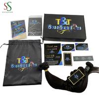 Accesorios para el cabello de caja peluca tapa gracias Tarjeta de tarjeta de pelo etiqueta