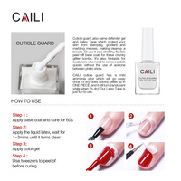 Caili Vente en gros OEM Vernis à ongles gel UV LED pelable en latex liquide 15ml Non toxique Longue tenue