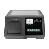 Système de caisse tactile capacitif LICON WLL-A6D 10 pouces pour restaurants, avec commande et paiement Android, résolution 1366x768