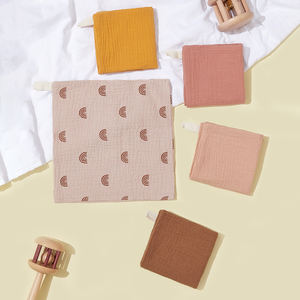 कपास मस्लिन बेबी फेस तौलिए कस्टम कार्टून डिजाइन बच्चों के घर का उपयोग तौलिए सुपर नरम बच्चों स्नान तौलिए - Product Image 2