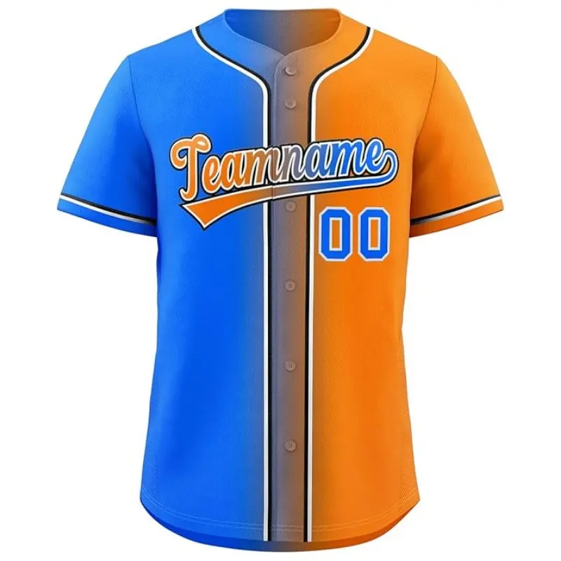 야구 저지 버튼 다운 셔츠 도매 개인 팀 스포츠 야구 유니폼