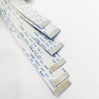 Personnalisé 0.5mm 3 broches 21pin 23 broches 25 broches 27Pin AMW 20624 80C 60V VW-1 FFC Câble FPC