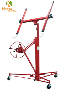 Máquina de elevación manual Herramienta de pared seca Elevador de placa de yeso 11 'Polipasto de panel de yeso - Product Image 2