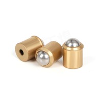 Bille de positionnement à ressort en laiton sur mesure de 4 mm, 5 mm, 6 mm avec logement en acier et fixation par pression