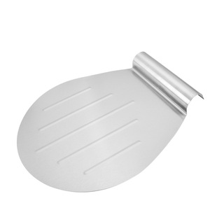 European-Style Bread Spatula 10-Inch Stainless Steel Rolled Edge Non-Slip Pizza Tools - Product Image 1
