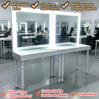 Miroir de Maquillage LED Moderne Écologique pour Salons de Beauté, Stations de Coiffure, Boutiques de Cosmétiques, Salons et Hôpitaux