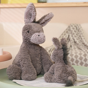 Nuevo lindo burro de peluche muñeca suave y cálido algodón Animal juguete para niñas disponibilidad al por mayor relleno de PP - Product Image 3