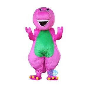 Disfraz de Mascota de <span class=keywords><strong>dinosaurio</strong></span> púrpura <span class=keywords><strong>Barney</strong></span> adulto para evento - Product Image 1