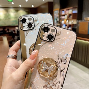 เคสโทรศัพท์มีที่ยึดเพชรรูปผีเสื้อสุดหรูสำหรับ <span class=keywords><strong>iPhone</strong></span> 15 14 13 <span class=keywords><strong>12</strong></span> 11 Plus Pro MAX กรอบโทรศัพท์ - Product Image 4