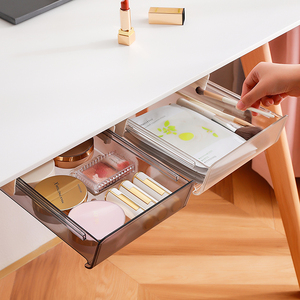 Plateau d'organisation caché, tiroir auto-adhésif sous table, pour le bureau - Product Image 5