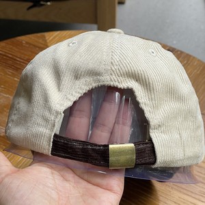 1998 Corduroy <b>Baseball</b> <b>Cap</b> Unisex Spring Autumn Shade Hat Color Block Design - Product Image 4