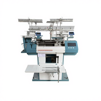 Machine à tricoter les gants entièrement automatique à double trame, marque RIMATA, 220V 200W, certifiée CE ISO9001, garantie 1 an, moteur et pompe inclus.