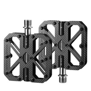 Pédales en fibre de carbone Yueli BG-4216, axe en titane, pédales ultralégères pour vélo de route et VTT - Product Image 3
