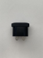 Prise de courant femelle en plastique 2 pôles AC-006 2,5A 250VAC avec interrupteur électrique et connecteur CCC