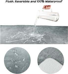 ปรับแต่งหรูหราเชอร์ปาขนแกะกันน้ำลูกสุนัขสุนัขผ้าห่มสำหรับเตียงสัตว์เลี้ยง - Product Image 4