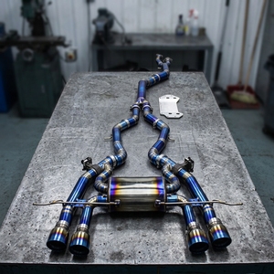 Tuyau d'échappement en titane YD pour M2 G87 2023 avec contrôleur électronique Valvetronic et support, système d'échappement de voiture de course - Product Image 1