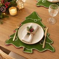 Set de table rustique en jute et lin naturel tissé à la main, résistant à la chaleur, antidérapant, emballé en carton pour la maison, la cuisine et la salle à manger