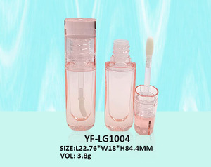 Wholesale Unique <b>Custom</b> 3.8ml All Clear ABS/PETG Lip Glaze Cosmetic Tubes Packaging Silk Screen/Hot Stamp for <b>Lipstick</b> Blush - Product Image 2