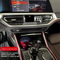 Nouvelles lumières de ventilation d'ambiance en fibre de carbone pour Tesla Model 3 G20/G28 – Lampe de remplacement dédiée en forme de selle