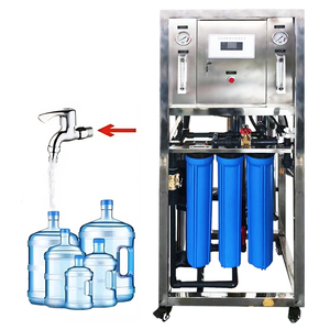 Purificateur d'eau par osmose inverse 250L/H avec système adoucisseur d'eau, équipement de filtration, machine de traitement et de purification de l'eau - Product Image 1