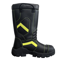 Bottes de pompier pratiques, ignifuges et imperméables, conformes à la norme EN 15090:2012, modèle N04.