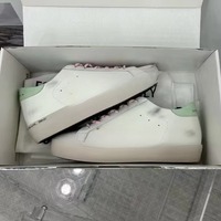 Chaussures de sport de luxe pour hommes et femmes, en cuir véritable, pour l'hiver et le printemps, avec empeigne en mesh, semelle intermédiaire en caoutchouc, haute qualité, pour l'extérieur