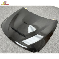 Capot avant en fibre de carbone sèche style GTS pour BMW Série 4 F80 F82 F83 M3 M4 2014-2018, couvercle de moteur en carbone, pare-chocs de voiture