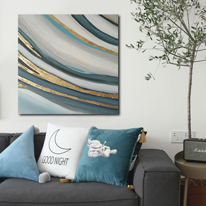 Mercado <span class=keywords><strong>de</strong></span> Oriente Medio pintura al óleo retro arte minimalista abstracto pintura al óleo dibujada a mano decoración moderna pintura abstracta simple - Product Image 3