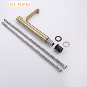 ชุดอ่างล้างหน้า ฝักบัว ชุดอาบน้ำ เซรามิกสีทอง ก๊อกน้ำห้องน้ำแบบมีปุ่มกด ทันสมัย รับประกัน 5 ปี - Product Image 5