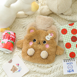 Chauffe-mains épais en PVC et coton rempli d'eau avec ventre chaud en <span class=keywords><strong>peluche</strong></span> mignon et durable - Product Image 5
