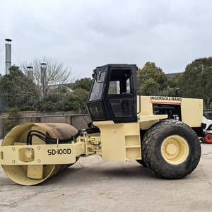 <b>Used</b> Ingersoll rand SD100D Double Drum Vibratory Tire Roller 2022 Model Year Diesel Engine in Stock - Product Image 1