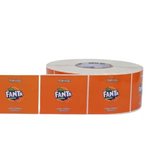 Print Vinyl Labels Roll Food Jars Cans Custom Bottle Oil Proof Vinyl Plastic Printing Packaging Other Labels