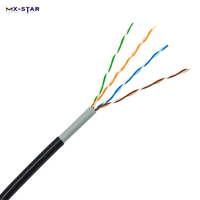 Nuevo Cable de Red para Exteriores MX-STAR Cat5e de Alta Velocidad 2026, UTP 26awg Cobre/BC, 305m