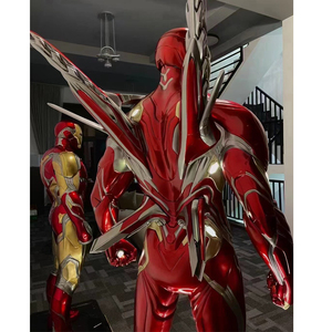 Gran tamaño Mk50 <span class=keywords><strong>Ironman</strong></span> con alas estatuas Marvel película Figura superhéroe Iron Man escultura para decoración al aire libre - Product Image 3