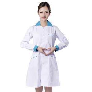 Divisa Medica da <span class=keywords><strong>Infermiera</strong></span> a Maniche Corte, Set Camice Ospedaliero per Donne, Giacca da Lavoro, Camicia per Salone di Bellezza e Fitness - Product Image 2