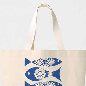 Bolsa de Playa de Lona con Bonito Estampado, Asas de Algodón, Bolsas Novation Ecológicas y Prácticas - Product Image 4