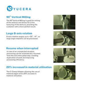 Equipo de Fabricación Dental de 5 Ejes Yucera YRC-5X, Sistema de Laboratorio de Control Digital Inteligente, Fresadora Dental de Zirconia - Product Image 3