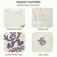 T-shirt personnalisé avec impression graphique, coton, coupe ample, streetwear, unisexe, t-shirt à manches longues personnalisé