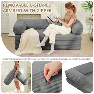 Canapés-lits extensibles confortables <span class=keywords><strong>pas</strong></span> <span class=keywords><strong>cher</strong></span> <span class=keywords><strong>canapé</strong></span> Com convertible en <span class=keywords><strong>lit</strong></span> pliable 2 places <span class=keywords><strong>canapé</strong></span>-<span class=keywords><strong>lit</strong></span> meubles modernes pour chambre à coucher - Product Image 3