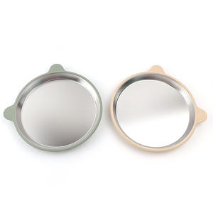 Bol <span class=keywords><strong>compartiment</strong></span>é pour enfants en acier inoxydable et silicone avec couvercle antidérapant à ventouse, écologique, sans BPA, compatible lave-vaisselle - Product Image 2