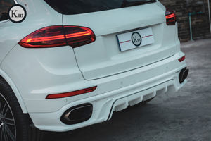 KM Premium Upgrade 9Y0.1 TKT Bodykit para <span class=keywords><strong>Cayenne</strong></span> 958,2 de alta calidad sin <span class=keywords><strong>GTS</strong></span> medio parachoques trasero mejora el atractivo visual del vehículo - Product Image 5