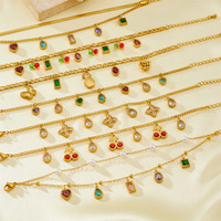 SL240 Bracelet chaîne délicate avec breloques de fleurs de fruits à lèvres en émail, Bracelet chaîne en acier inoxydable bijoux d'accent en cristal
