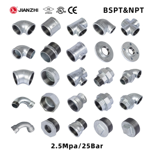 Raccords de <span class=keywords><strong>compteur</strong></span> d'eau Jianzhi en acier, bouchons à brides malléables, raccords de tuyauterie en fonte malléable - Product Image 3