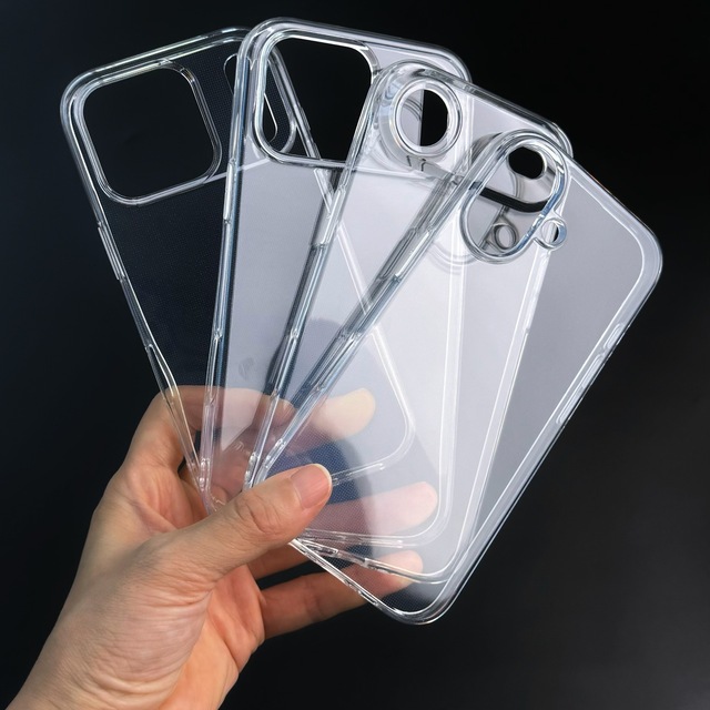 Transparent TPU Space Protective Mobile Phone Case for samsung A36 A07 A17 S25 Edge Anti-fall for iphone 17 14 13 11 16 Pro Max