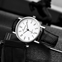 Jam Tangan Pria Quartz Niche Grosir Premium; Jam Tangan Pria Minimalis Dekoratif Tali Akrilik 40mm Tampilan Jarum
